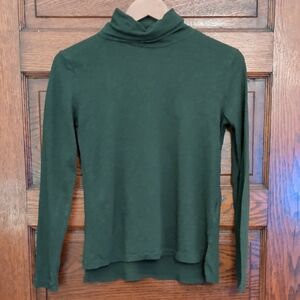 Madewell Forest Green Long Sleeve Top